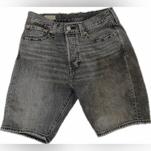 Levi’s 501 original fit lightweight denim shorts ( dark lane)